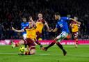 Rangers' Nedim Bajrami scores their side's second goal of the game