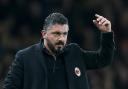 Rino Gattuso was quizzed over a possible return to Rangers as manager