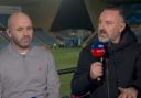 Kris Boyd in the Sky studio at Rugby Park