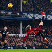 Alejandro Garnacho with a stunning overhead kick