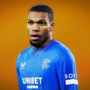 Dujon Sterling was forced off during Rangers' win over Hibs last night