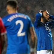 Cyriel Dessers laments a missed moment at Ibrox