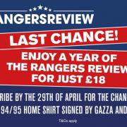 The Rangers Review's BEST ever subscription deal - £1 for six months