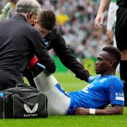 Rabbi Matondo was forced off injured against Celtic