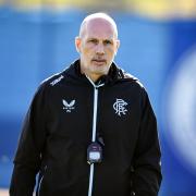 Rangers manager Philippe Clement prepares the team for the match