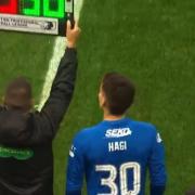 Ianis Hagi made his Rangers comeback at Ibrox