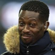 GLASGOW, SCOTLAND - SEPTEMBER 27: TV pundit Marvin Bartley during a Viaplay Cup Quarter-final match between Rangers and Livingston at Ibrox, on September 27, 2023, in Glasgow, Scotland.  (Photo by Alan Harvey / SNS Group)