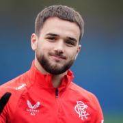 Rangers' Nicolas Raskin during a training session at Rangers Training Centre