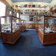 Rangers' trophy room at Ibrox