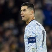 GLASGOW, SCOTLAND - OCTOBER 15: Portugal’s Cristiano Ronaldo in action during a UEFA Nations League Group A1 match between Scotland and Portugal at Hampden Park, on October, 15, 2024, in Glasgow, Scotland. (Photo by Ross MacDonald / SNS Group)