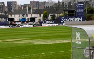 The pitch at Dens Park