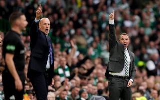 Rangers manager Philippe Clement and Celtic’s Brendan Rodgers