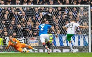 Jack Butland saves from Mykola Kukharevych's spot kick