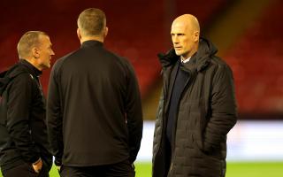 Rangers manager Philippe Clement inspects the pitch before the William Hill Premiership match at Pittodrie Stadium, Aberdeen. Picture date: Wednesday October 30, 2024. PA Photo. See PA story SOCCER Aberdeen. Photo credit should read: Steve Welsh/PA