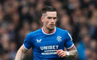 Ryan Kent in action for Rangers in 2023